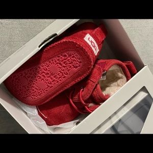 Brand new red baby Ugg’s !!! Never worn!!!!!